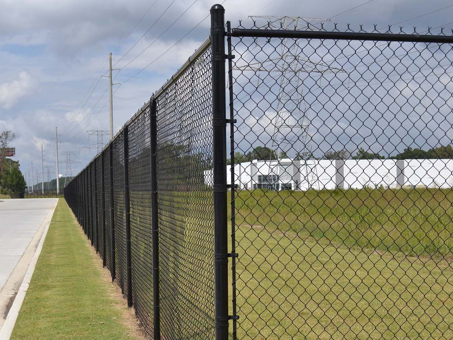 Photo of a Savannah GA chain link fence