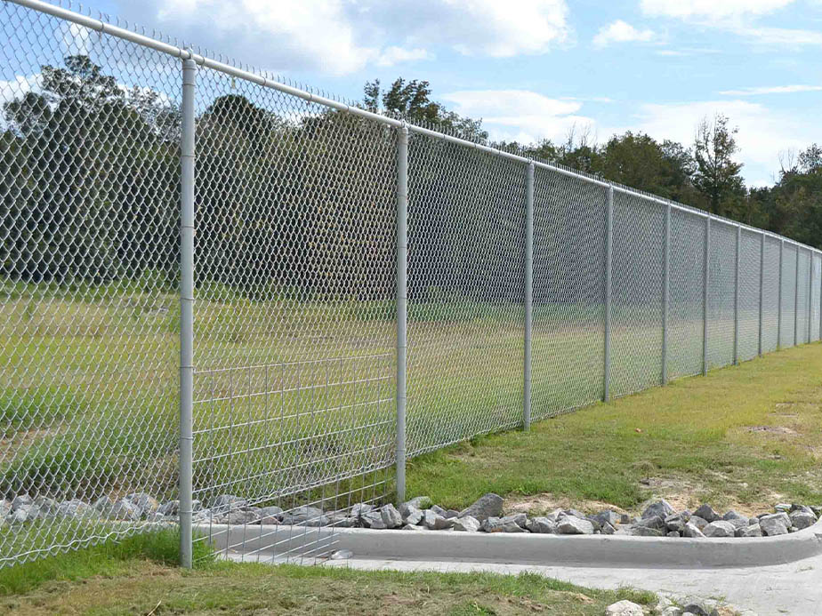 Commercial Chain Link Perimeter Fencing in Savannah Georgia