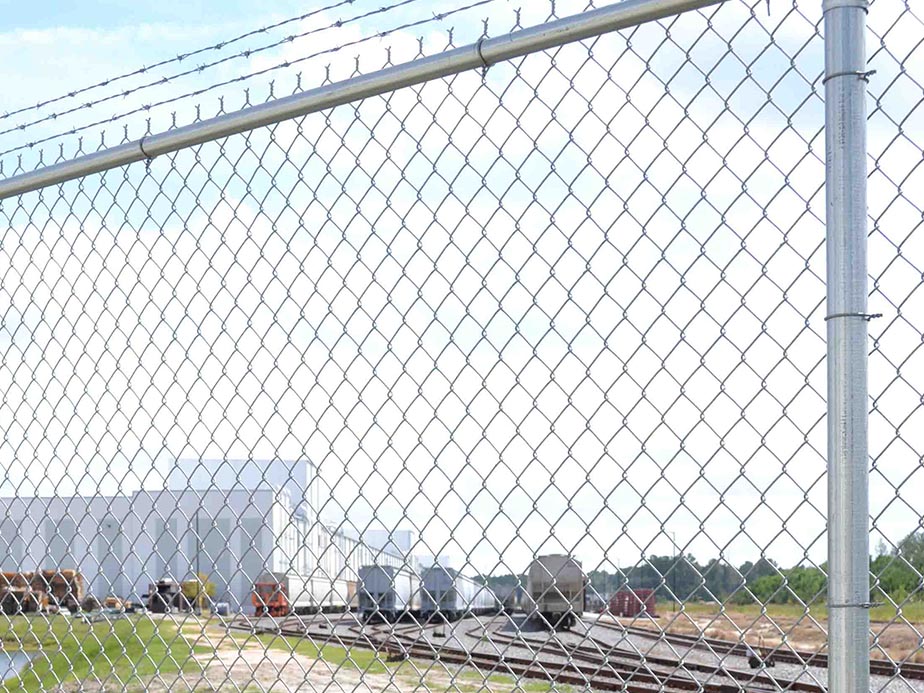 Commercial Chain Link Security Fencing in Savannah Georgia