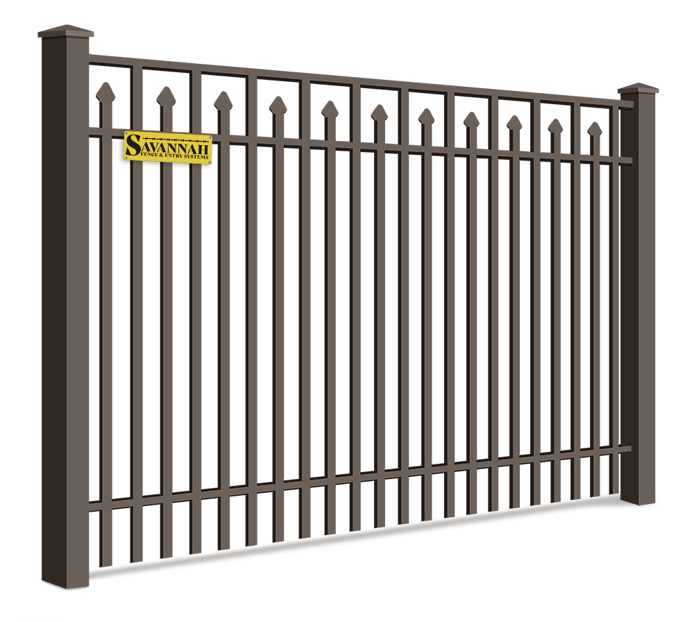 Commercial Decorative Steel Fence - Savannah Georgia