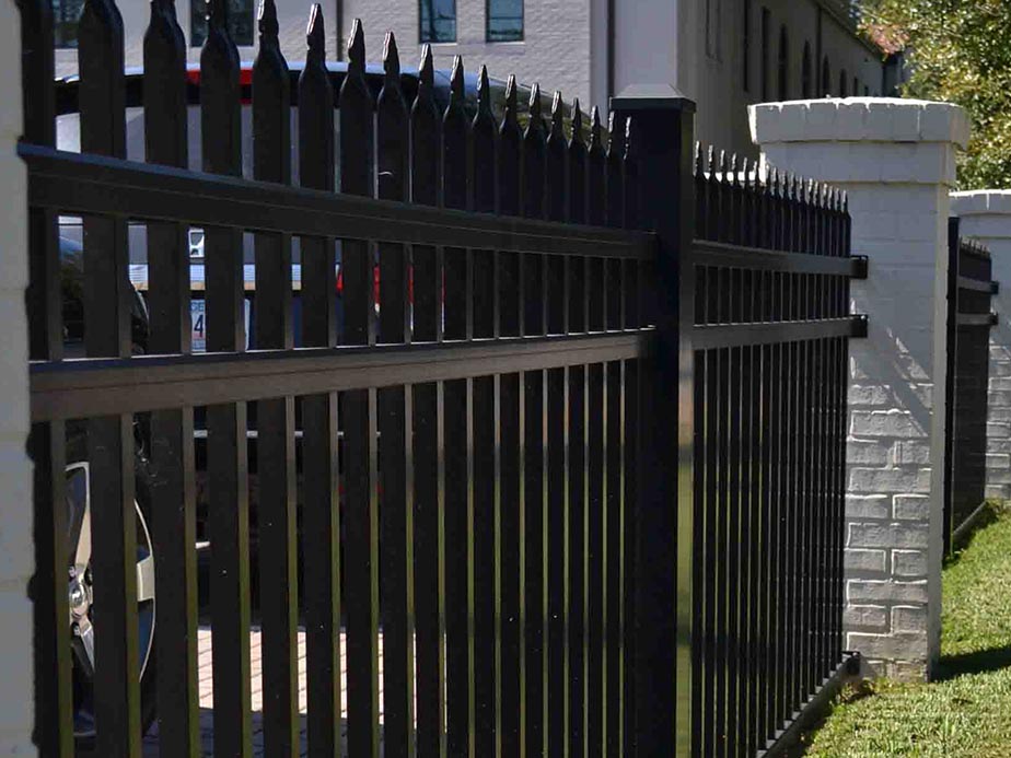 Commercial Ornamental Steel Fence - Savannah Georgia