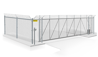 Commercial Cantilever gate installation company in  Bulloch County Georgia