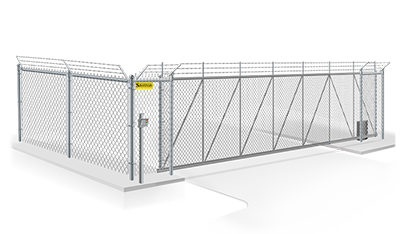 Commercial Cantilever gate installation company in  Effingham County Georgia