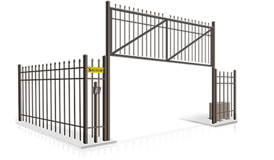Commercial vertical lift gate installation company in  Effingham County Georgia
