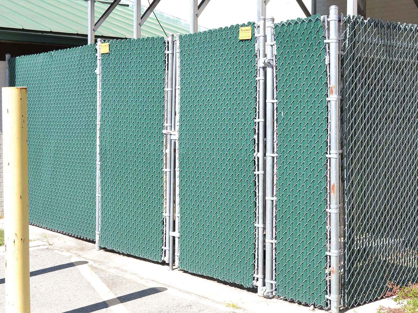 Effingham County Georgia chain link privacy fencing