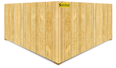 Hampton County SC stockade wood fence