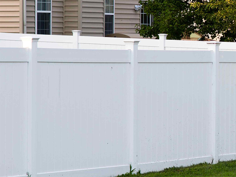 Hampton County South Carolina vinyl privacy fencing