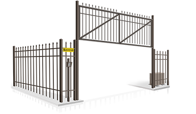 Commercial vertical lift gate installation company in  Jasper County Georgia